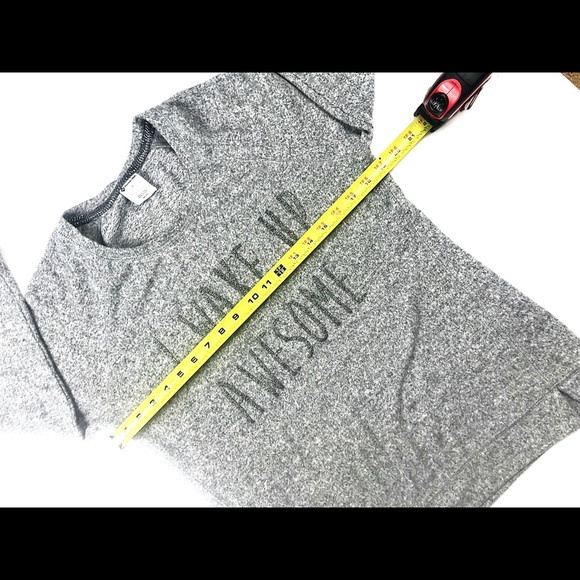 MEMBER'S MARK "I WAKE UP AWESOME" Sweater, Size M - Picture 3 of 8